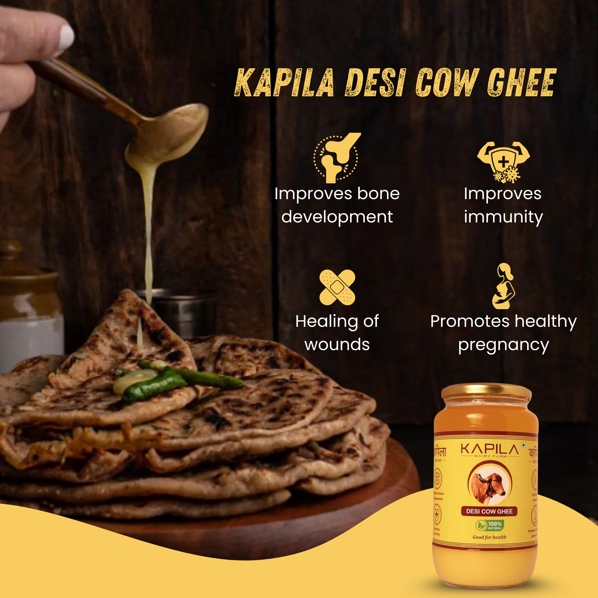 1kg Pure Desi cow Ghee